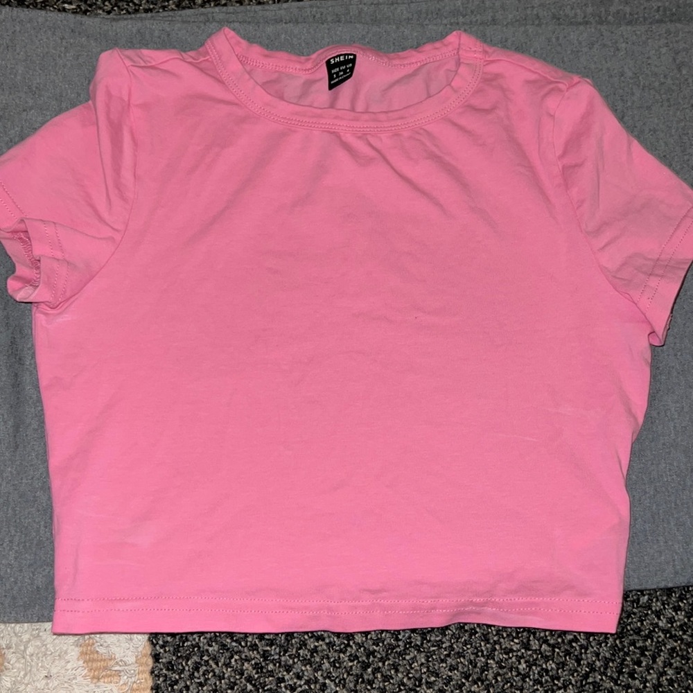 Pink baby tee